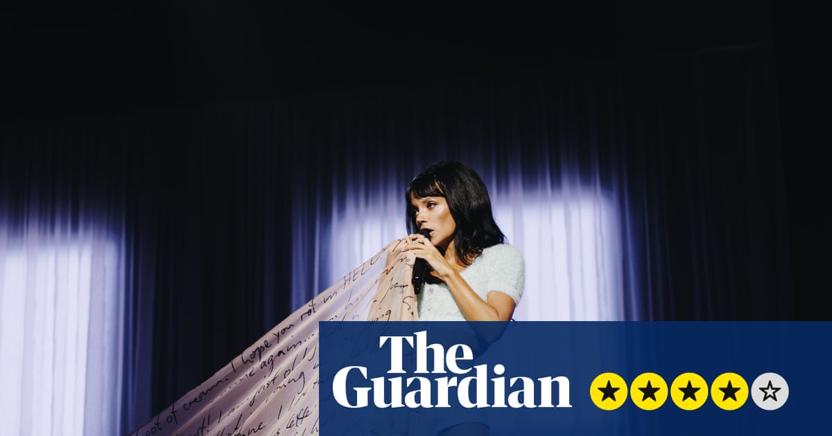 Lily Allen review – West End Girl’s marital collapse is superbly evoked at arena scale