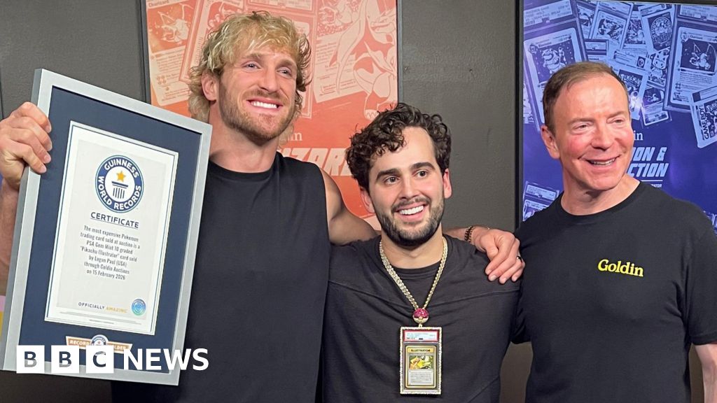 Logan Paul's Pokémon card smashes record in $16m sale