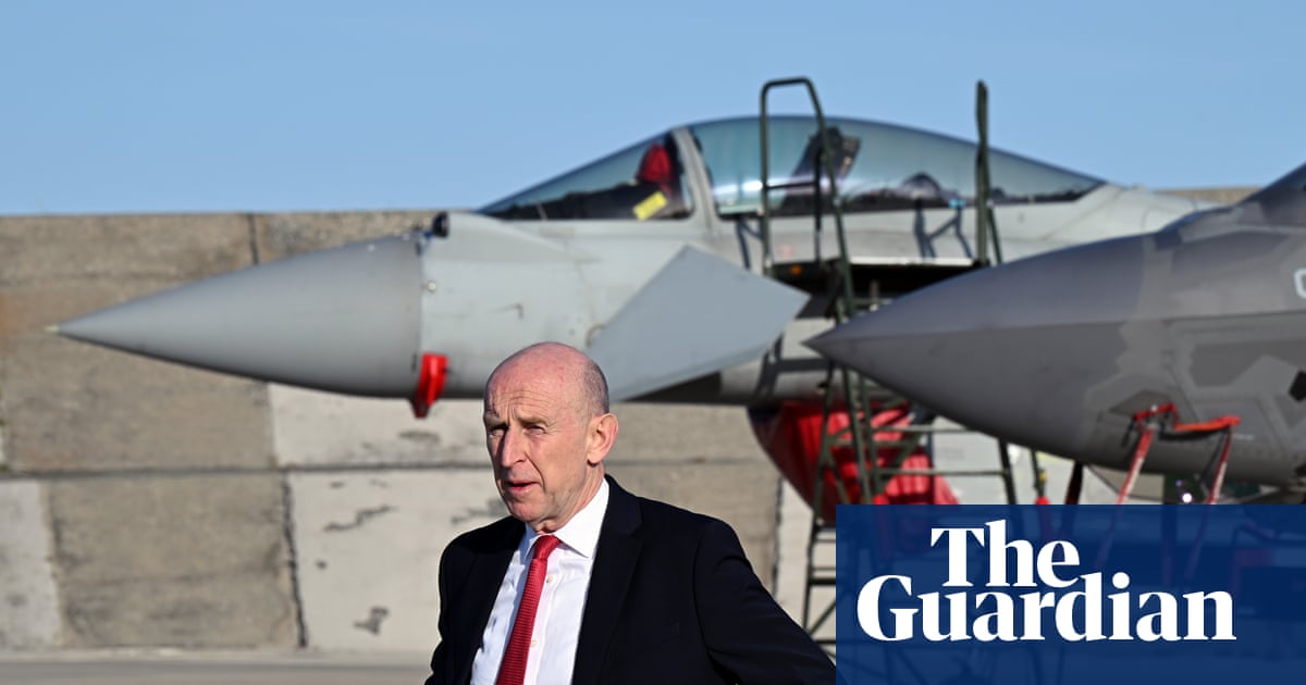 Defence secretary accuses Tory and Reform MPs of ‘unpatriotic’ behaviour