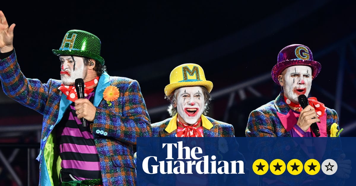 Take That review – stadium redux of Circus tour has maximal razzle-dazzle