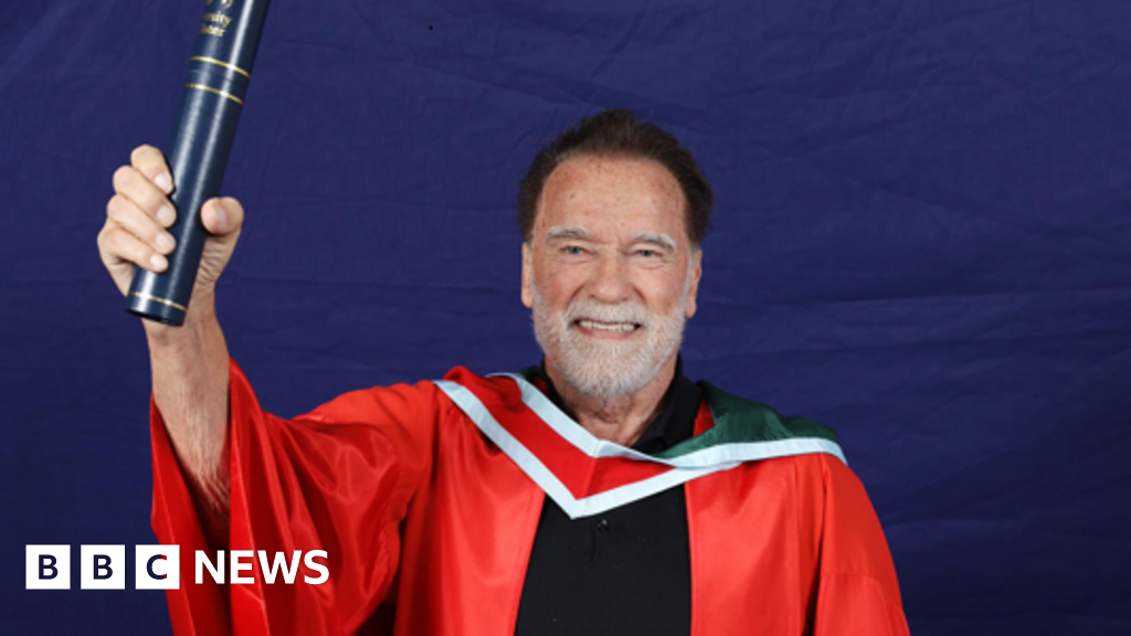 He's back! Arnold Schwarzenegger honoured in Belfast