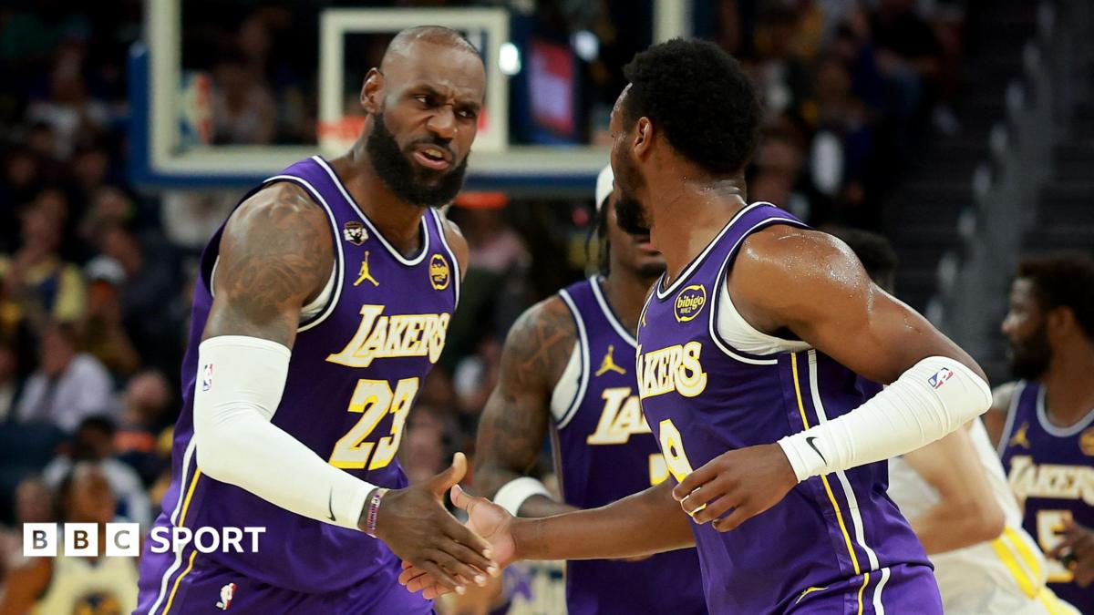 LeBron and Bronny James record first son-to-father assist in NBA history