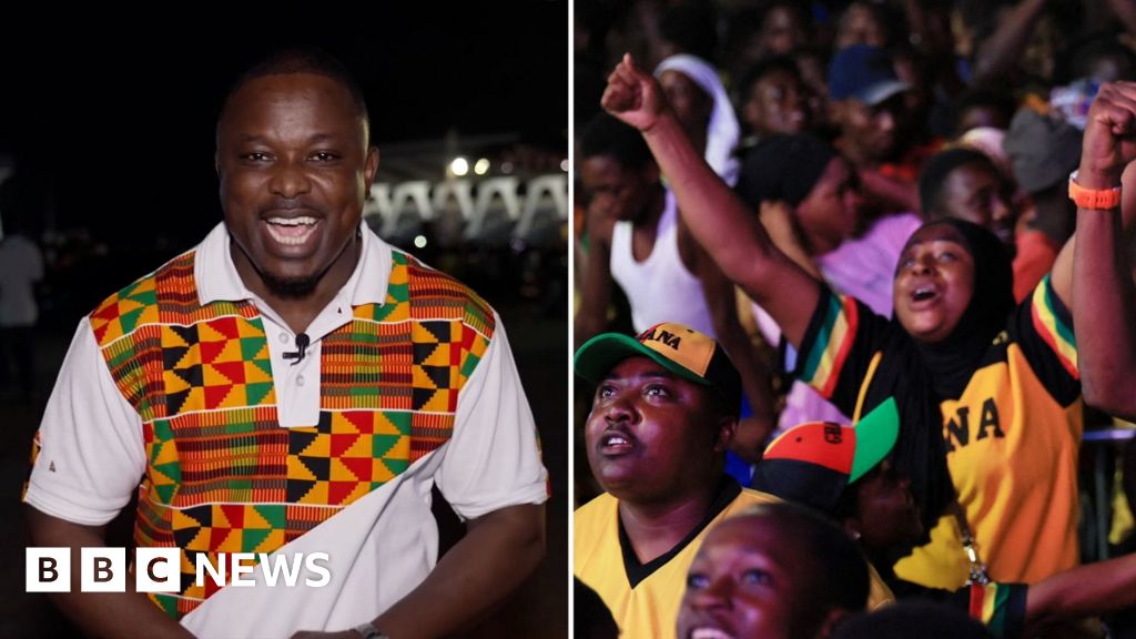 Watch: Football fans celebrate in Ghana after England denied victory