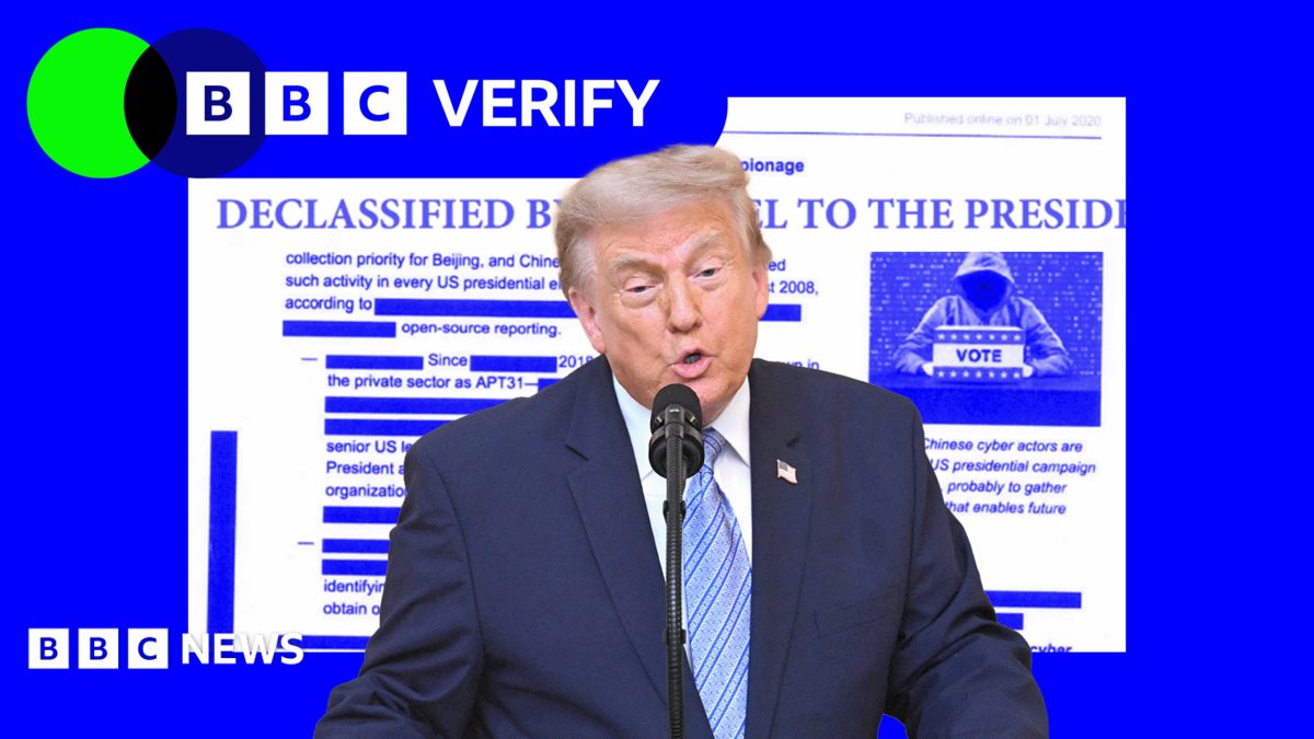 Do declassified files support Trump's election security claims?