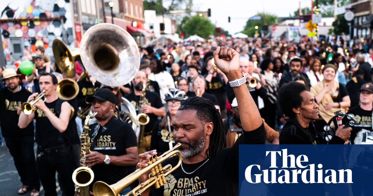 The Minneapolis brass band bringing joy amid grief: ‘When people see us playing, it gives them hope’
