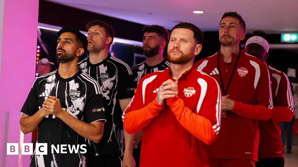 Twenty goals and a burning yellow card - the best bits from Sidemen charity match