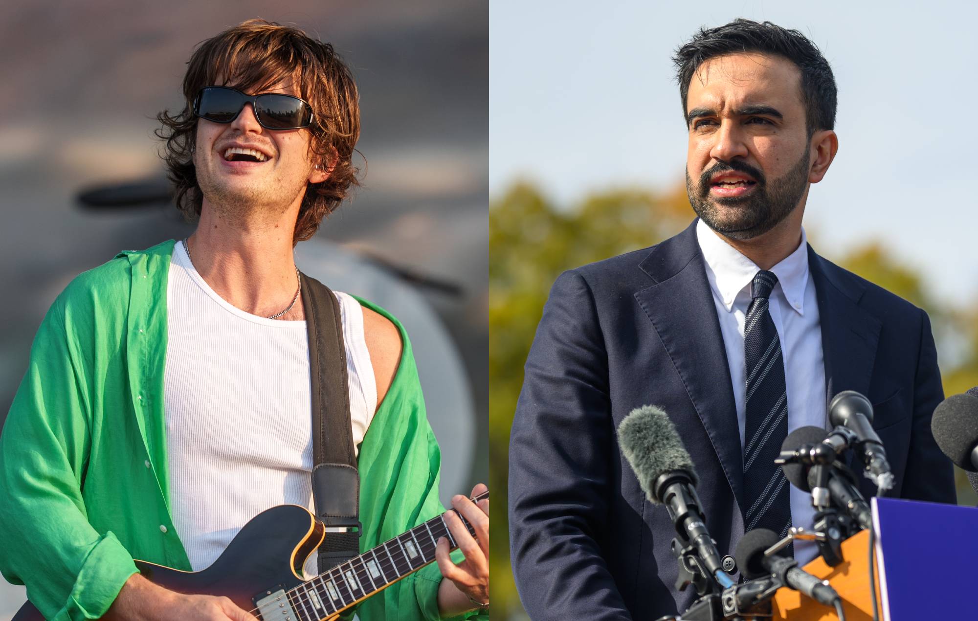 Watch NYC mayor Zohran Mamdani make surprise cameo at Djo’s Forest Hills show