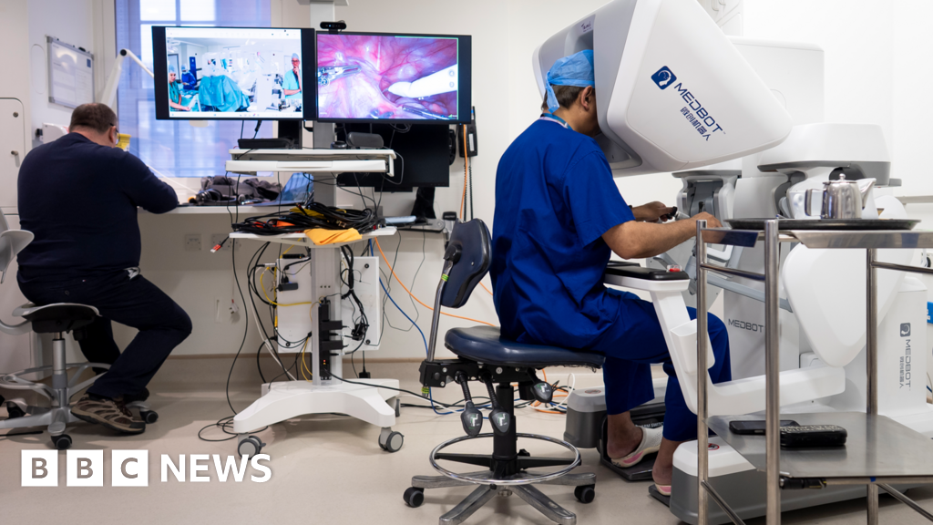 Surgeon performs robotic operation on cancer patient 1,500 miles away in UK first