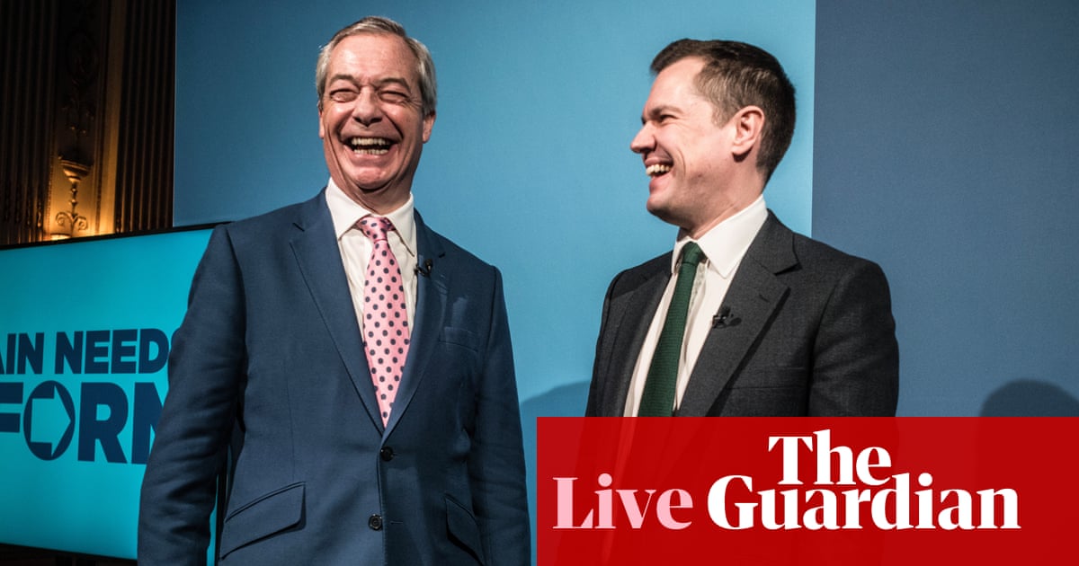 UK politics: Starmer says Reform’s pledge to restore two-child benefit cap in full is ‘shameful’ – as it happened