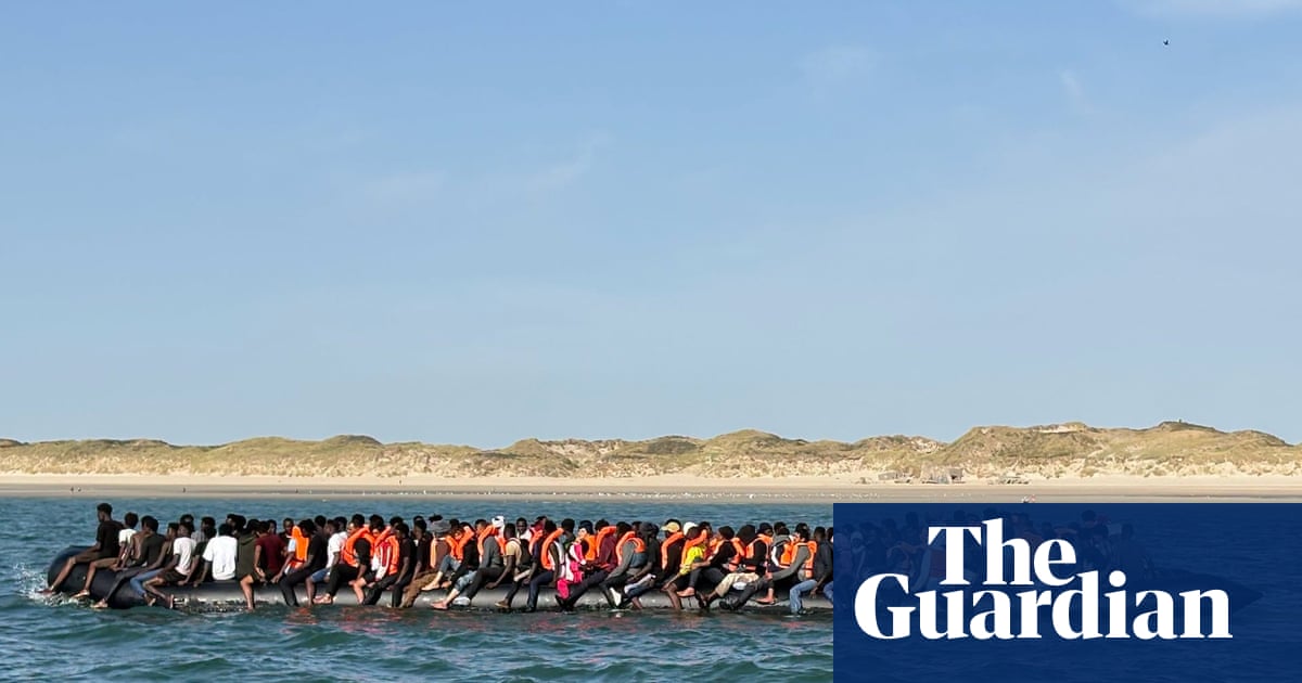 Record 230 people cross Channel to UK as smugglers turn to ‘mega-dinghies’