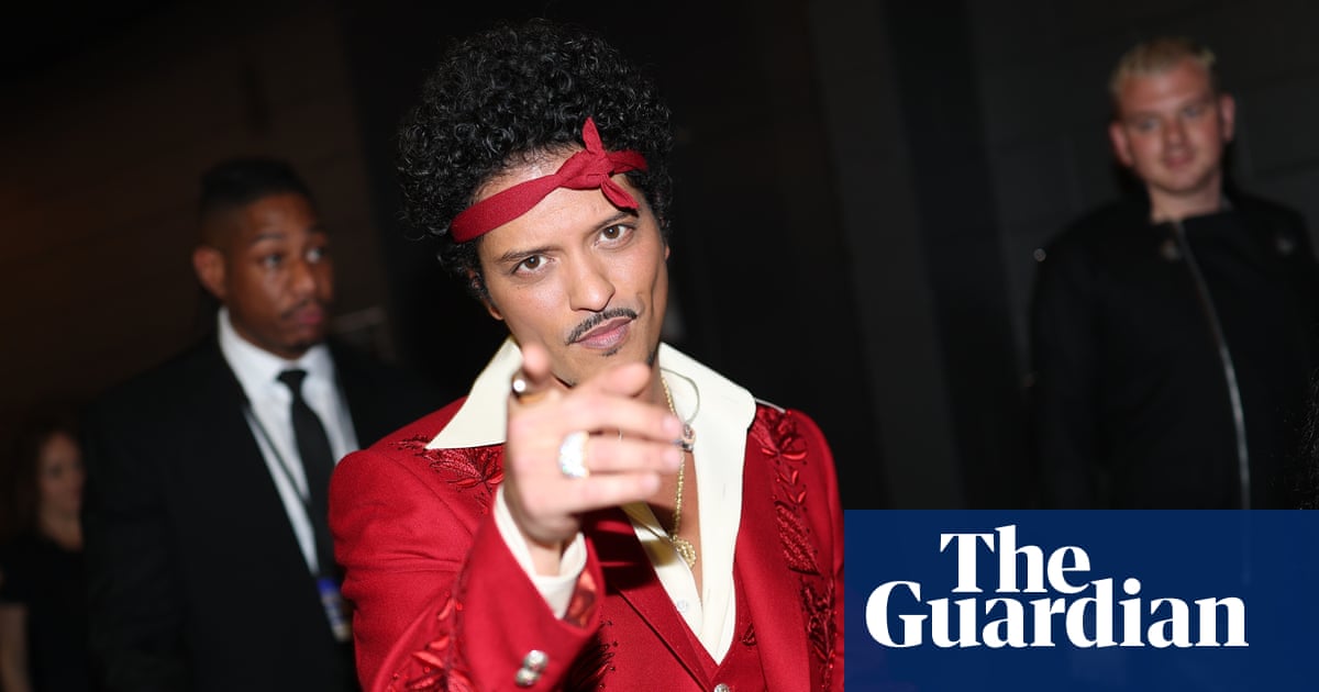 ‘It’s good music, not a guilty pleasure’: how Bruno Mars embraced cheese to become pop’s most popular star