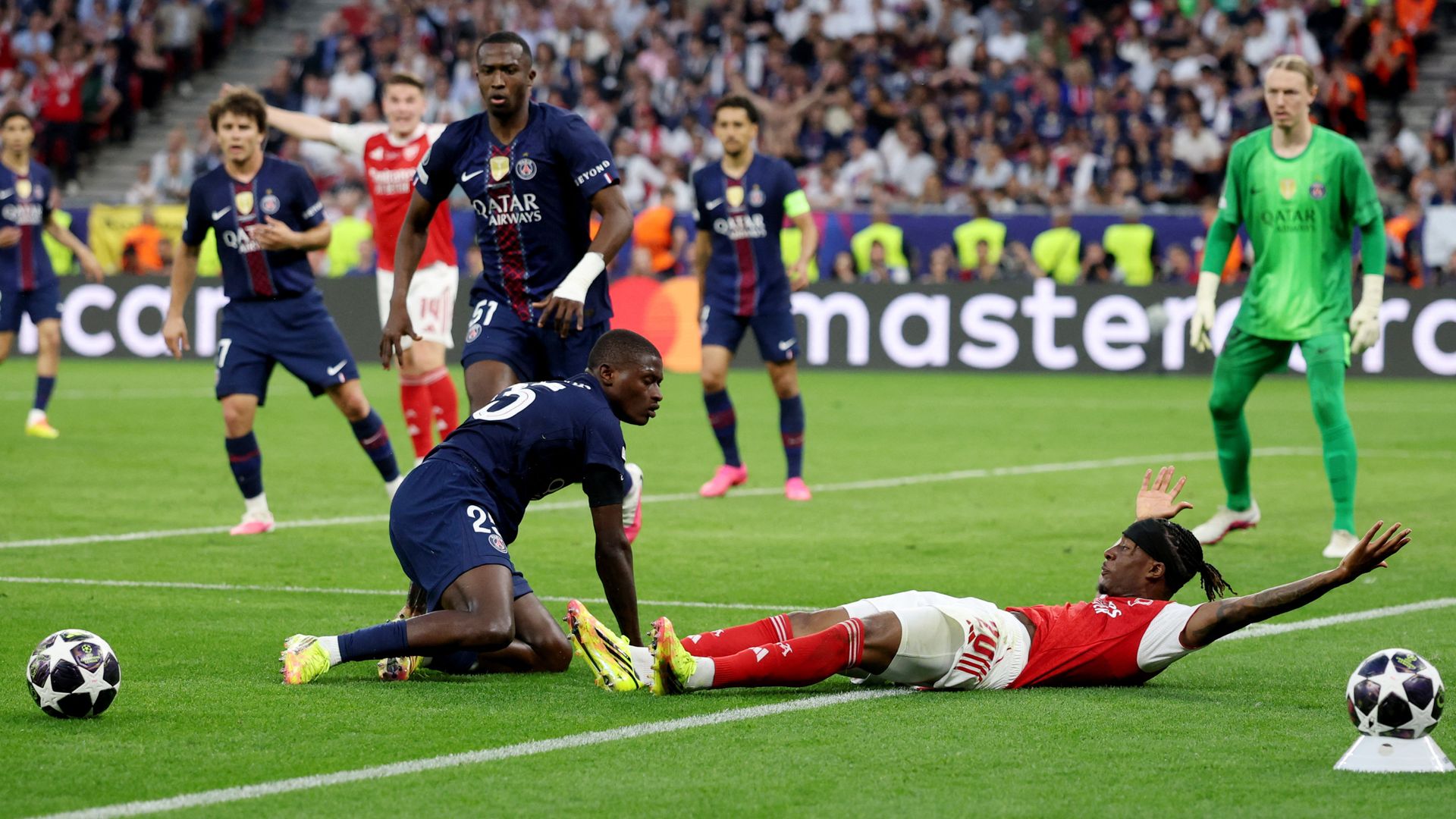 Champions League final LIVE! Arsenal denied penalty in extra time vs PSG