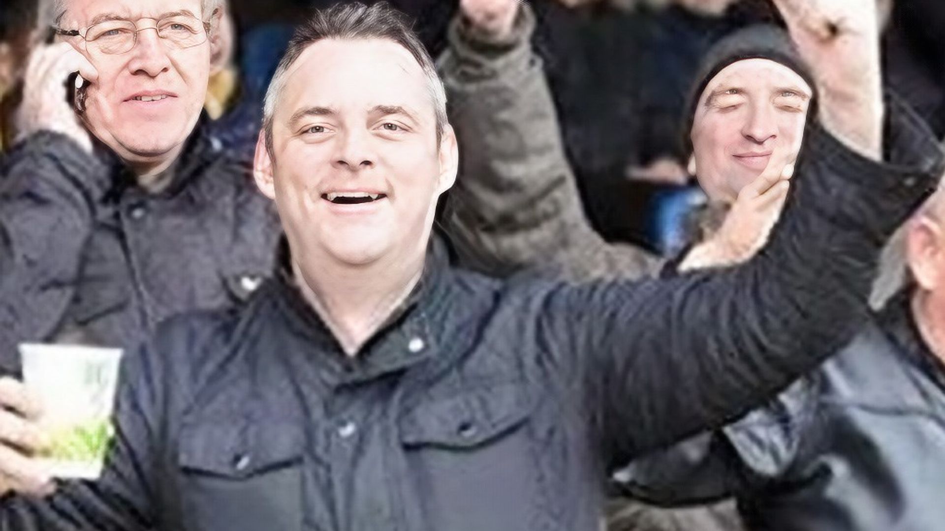 Twelve men charged with manslaughter over death of football fan