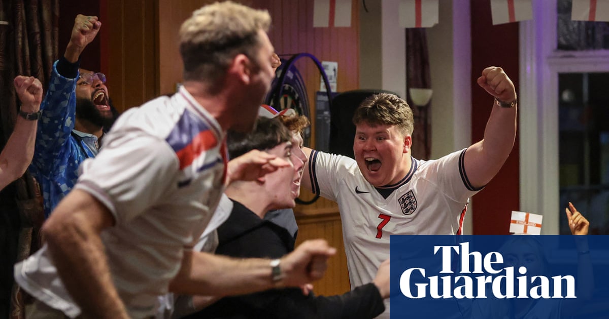 Happy hangover: England fans press on after late night watching Mexico match