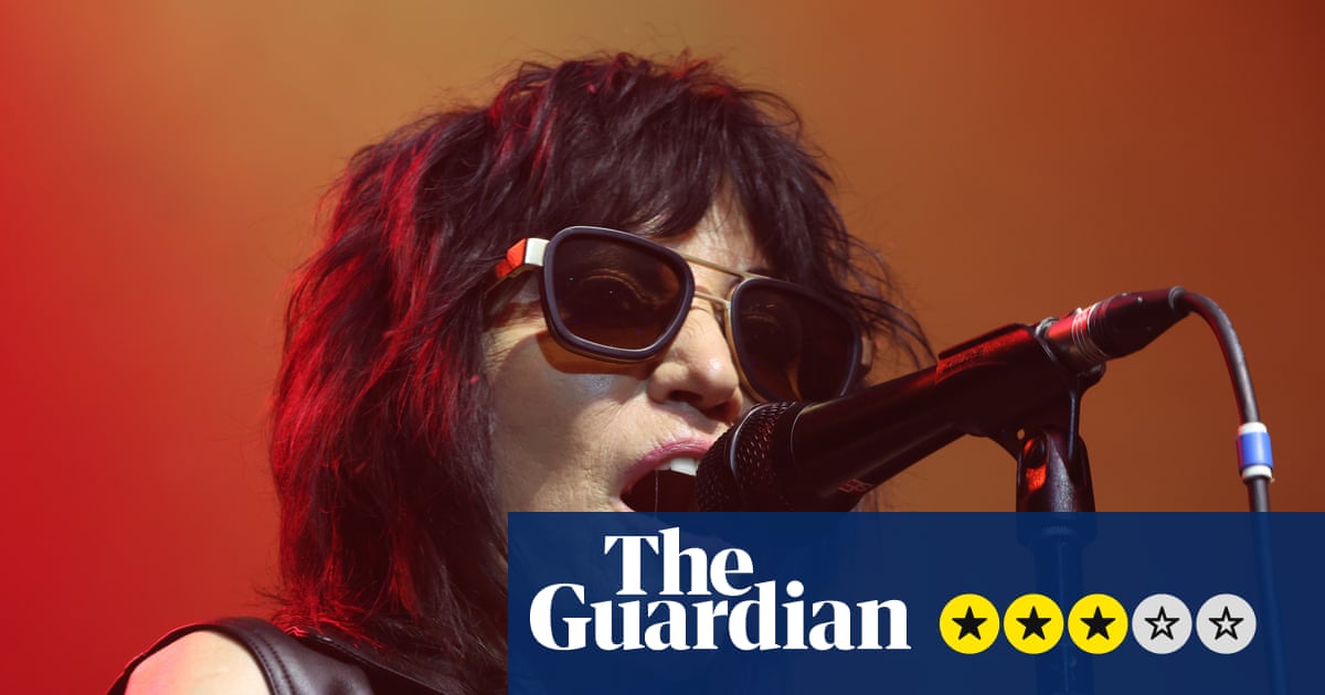 Joan Jett and the Blackhearts review – rip-roaring rock history, but why is she playing Gary Glitter?