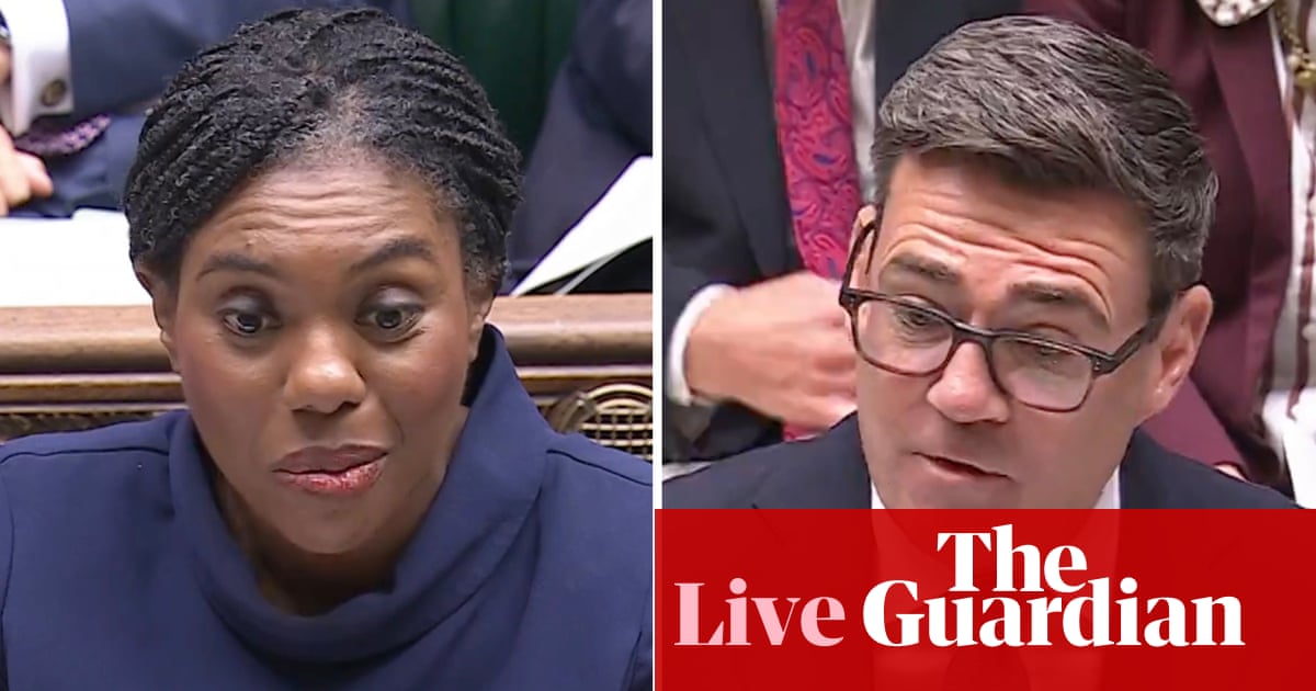 UK politics: Andy Burnham pressed on borrowing costs and spending at first PMQs – as it happened