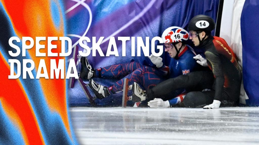 Team GB short track medal slips away as Niall Treacy penalised