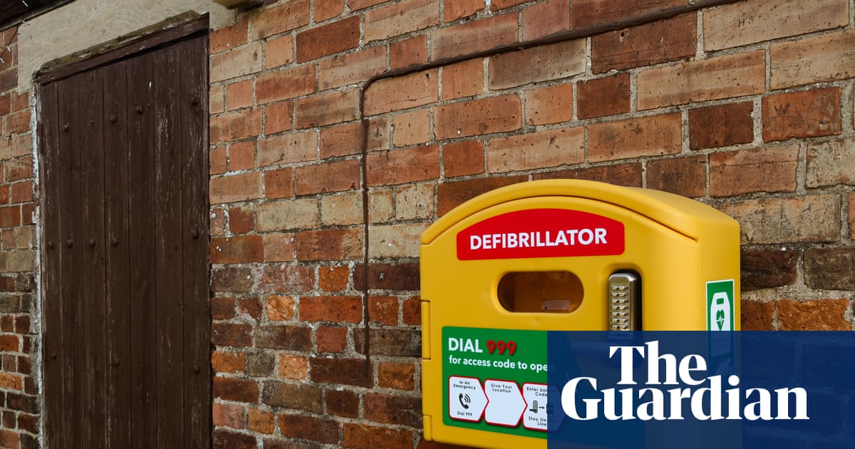 More than 16m at risk of death by cardiac arrest in England and Wales due to ‘defibrillator deserts’