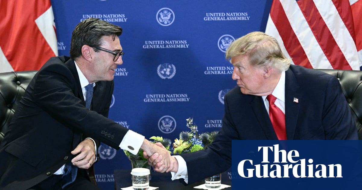 Trump praises Burnham despite tensions over AI, Chagos Islands and Iran