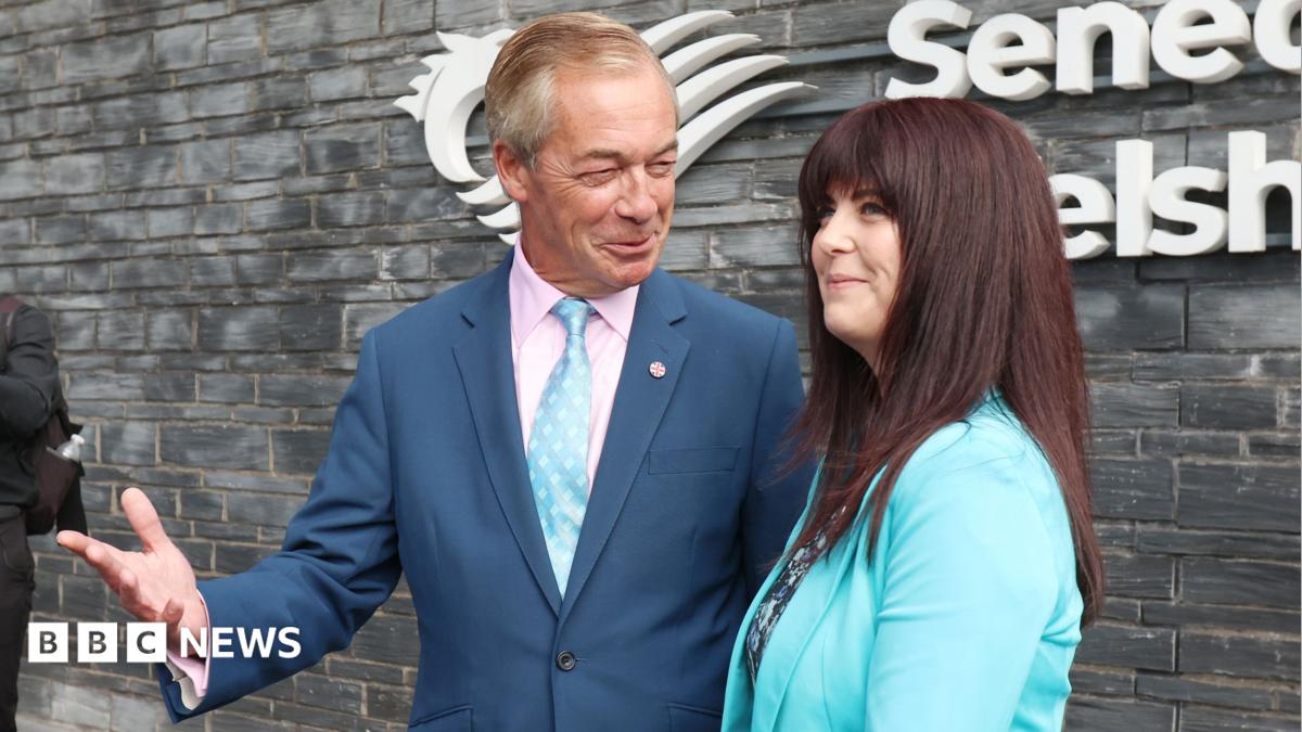Helen Jenner unveiled by Nigel Farage as new leader of Reform in Wales