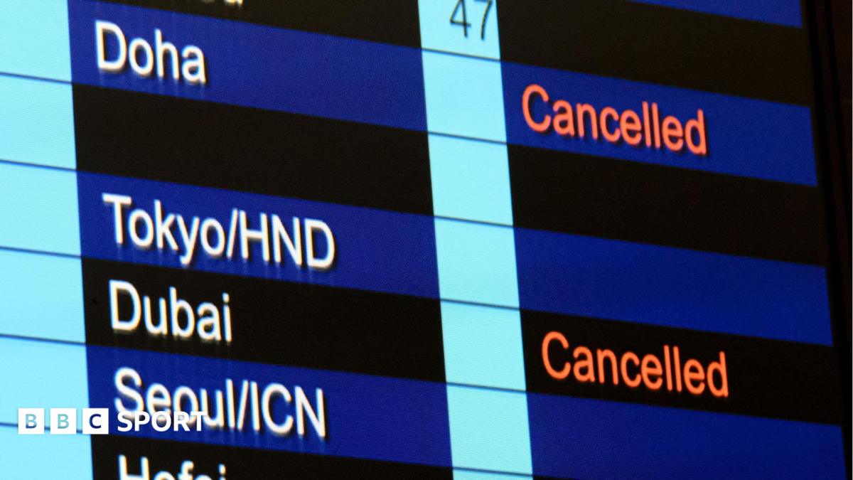 Reshuffled flights and players stuck - how sport is navigating Middle East crisis