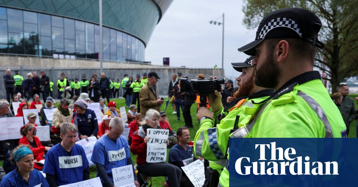 Dozens arrested at pro-Palestine protest on Sunday outside Labour conference
