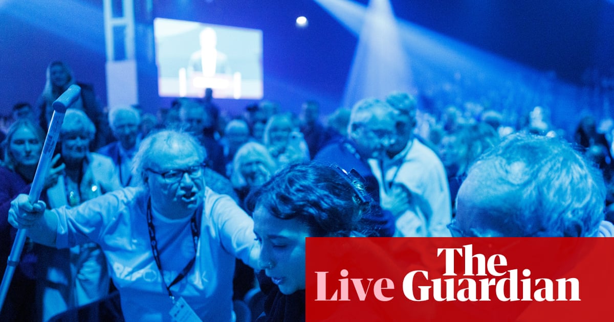 Farage brushes aside Reform controversies in closing conference speech – UK politics as it happened