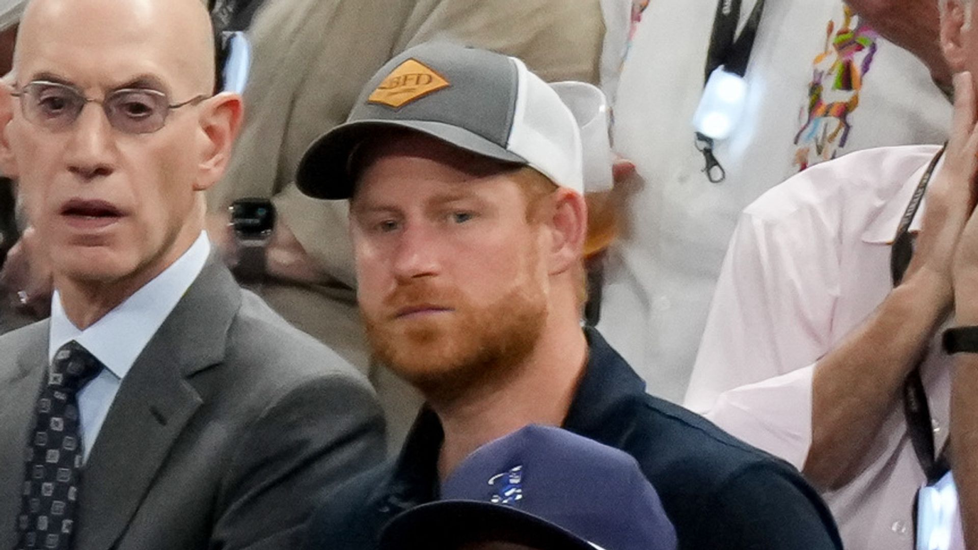 Prince Harry makes appearance at NBA Finals for historic New York Knicks win