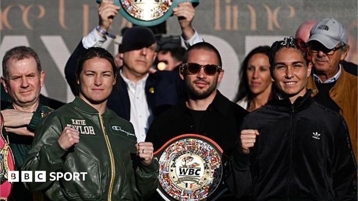 Emotional Taylor steps on the scales one final time