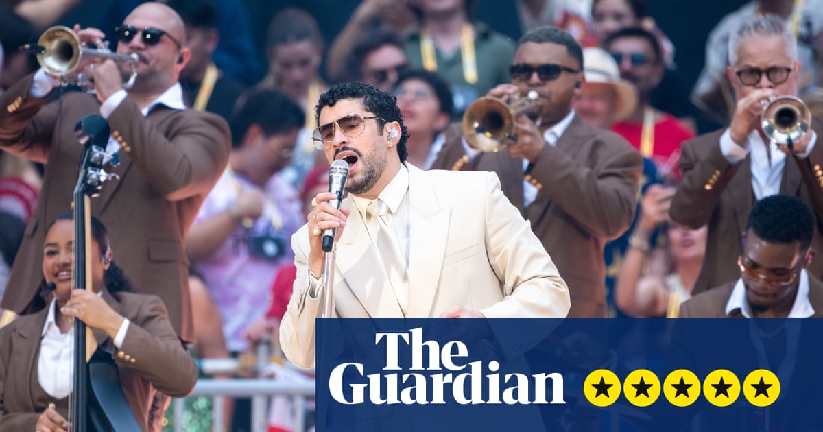 Bad Bunny review – dynamic Latin superstar hosts thrilling party