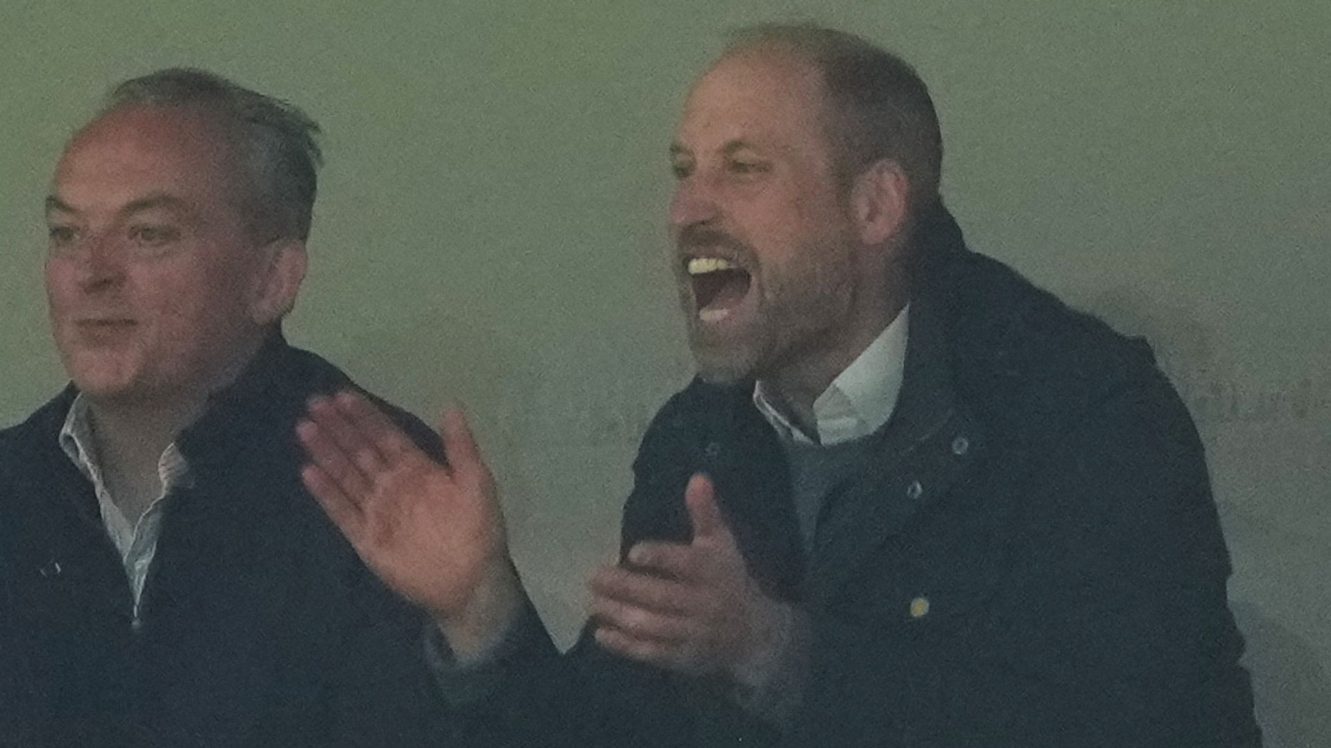 William celebrates as Aston Villa reach Europa League final