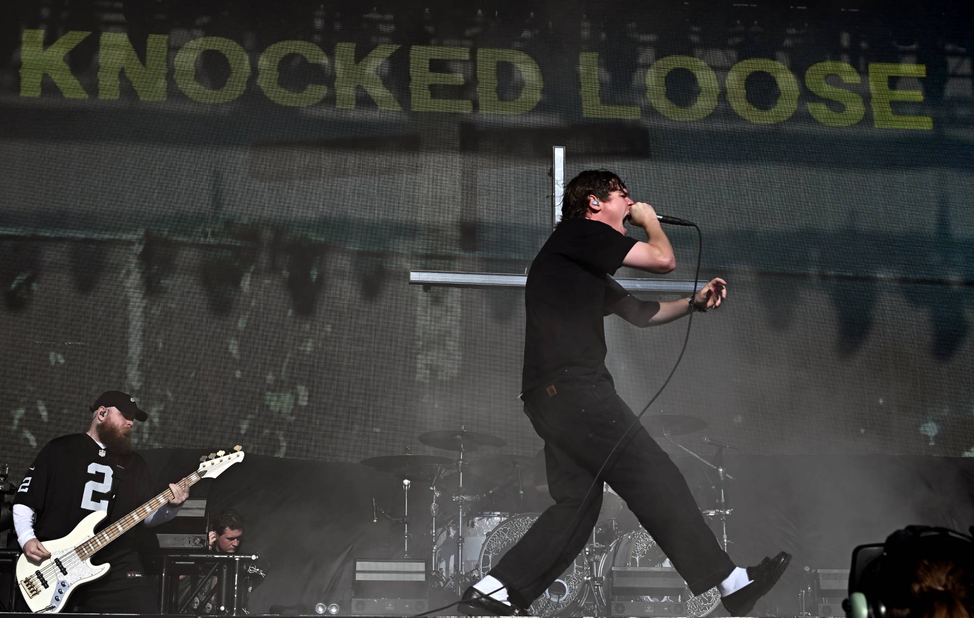 Woman paralysed after man falls on her from tree at Knocked Loose’s Louder Than Life set