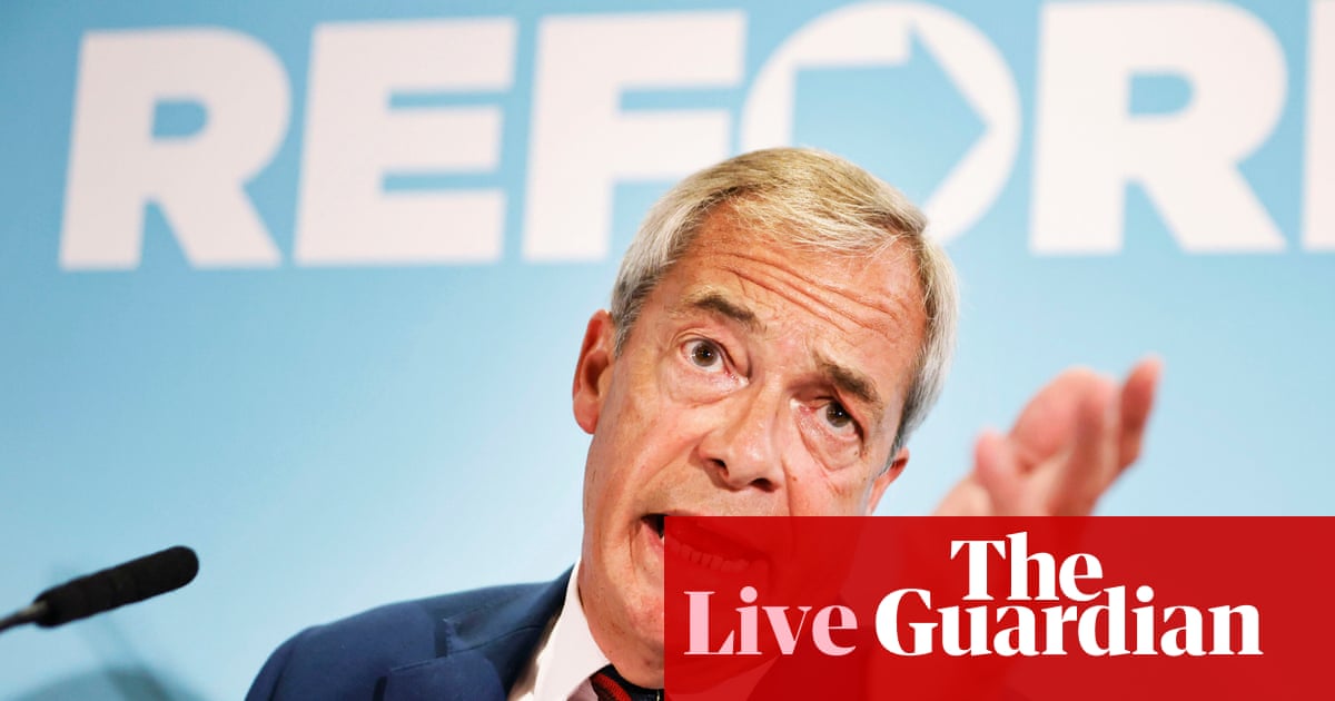 UK politics: PM’s new anti-disinformation unit gets cross-party backing, as Farage declares it an attack on free speech – as it happened