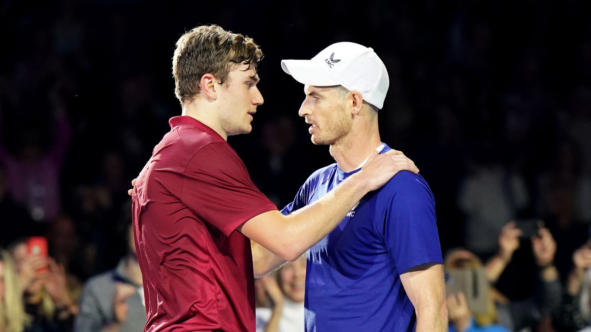 Andy Murray back on court to coach British star Jack Draper