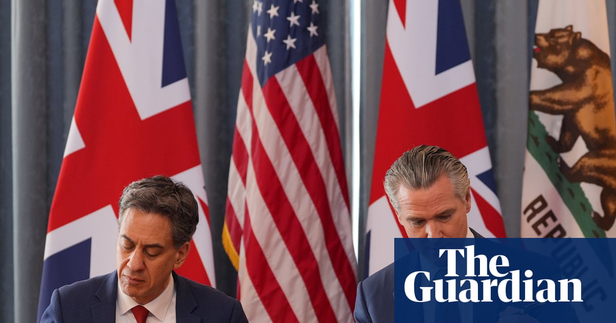 Trump lashes out at California governor’s green energy deal with UK