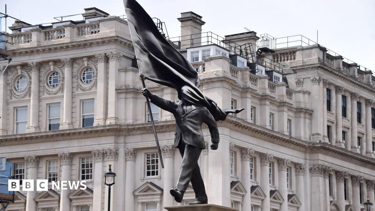 'All options' considered for Banksy's flag statue