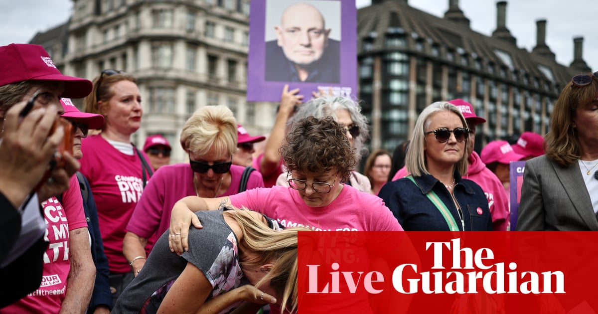 MPs reject assisted dying bill after tense debate – as it happened