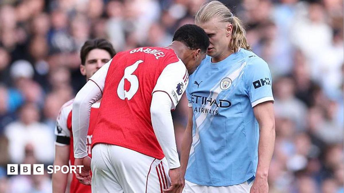 Should Gabriel have been sent off for Haaland clash?