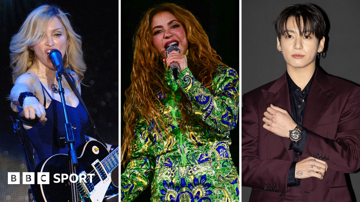 Madonna, Shakira & BTS to headline World Cup half-time show