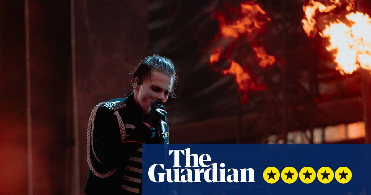 My Chemical Romance review – ​fire! Nuclear war! Killer pierrots! This is stadium rock at its most monumentally madcap