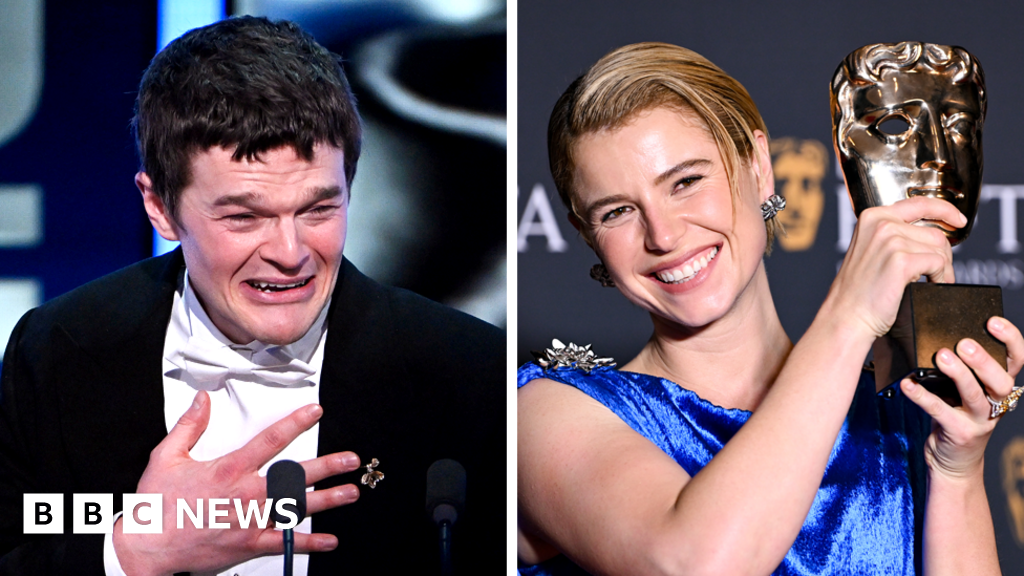 Hamnet's Jessie Buckley and I Swear's Robert Aramayo win big at the Baftas