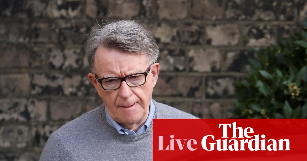 Starmer’s national security adviser expressed concern about Mandelson appointment, documents show - as it happened