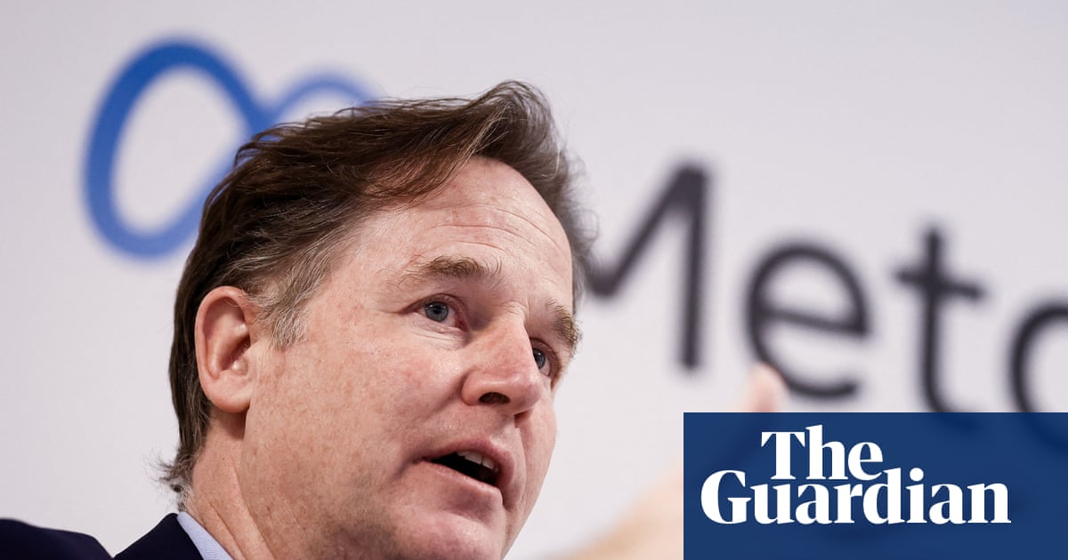 Silicon Valley including Meta has embraced Maga politics, says Nick Clegg