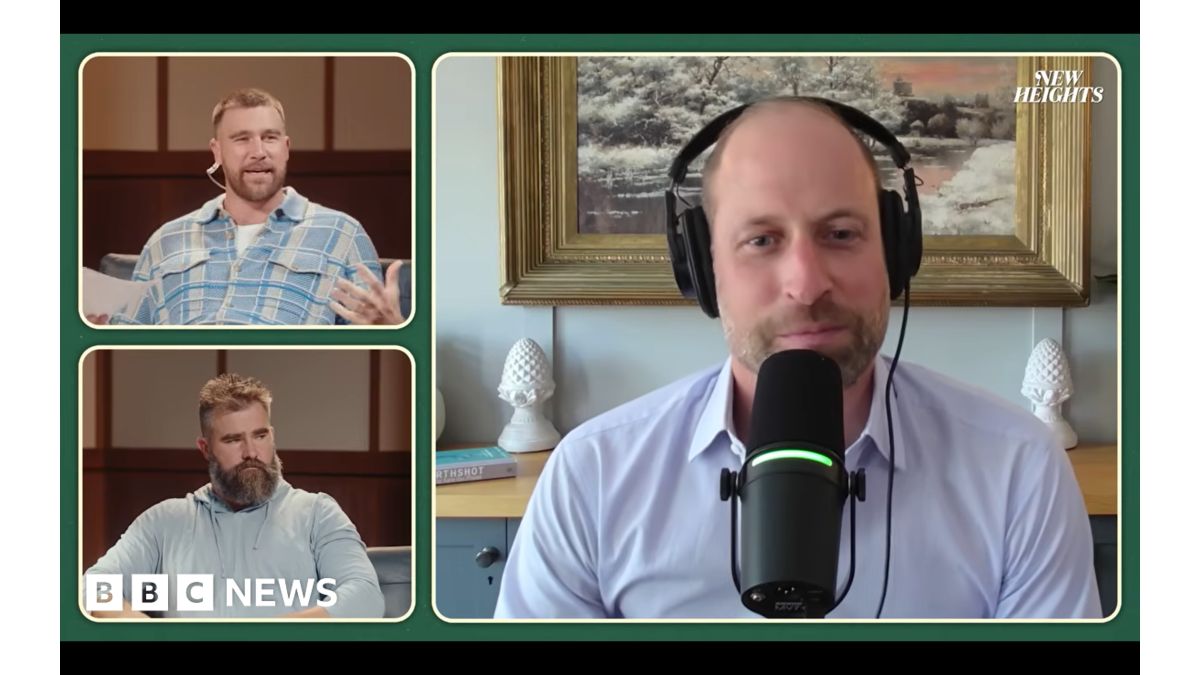 William talks World Cup football fever on Travis Kelce's podcast