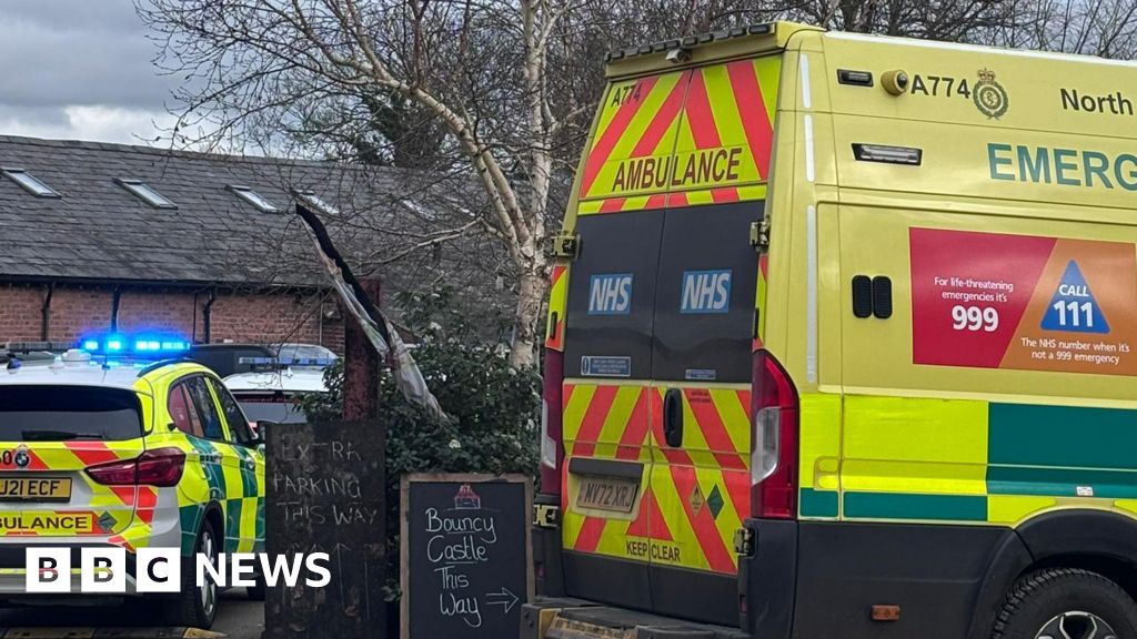 Five taken to hospital after gas explosion at farm