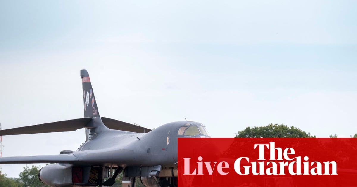 Five men arrested near RAF Fairford to be released on bail, police say – as it happened