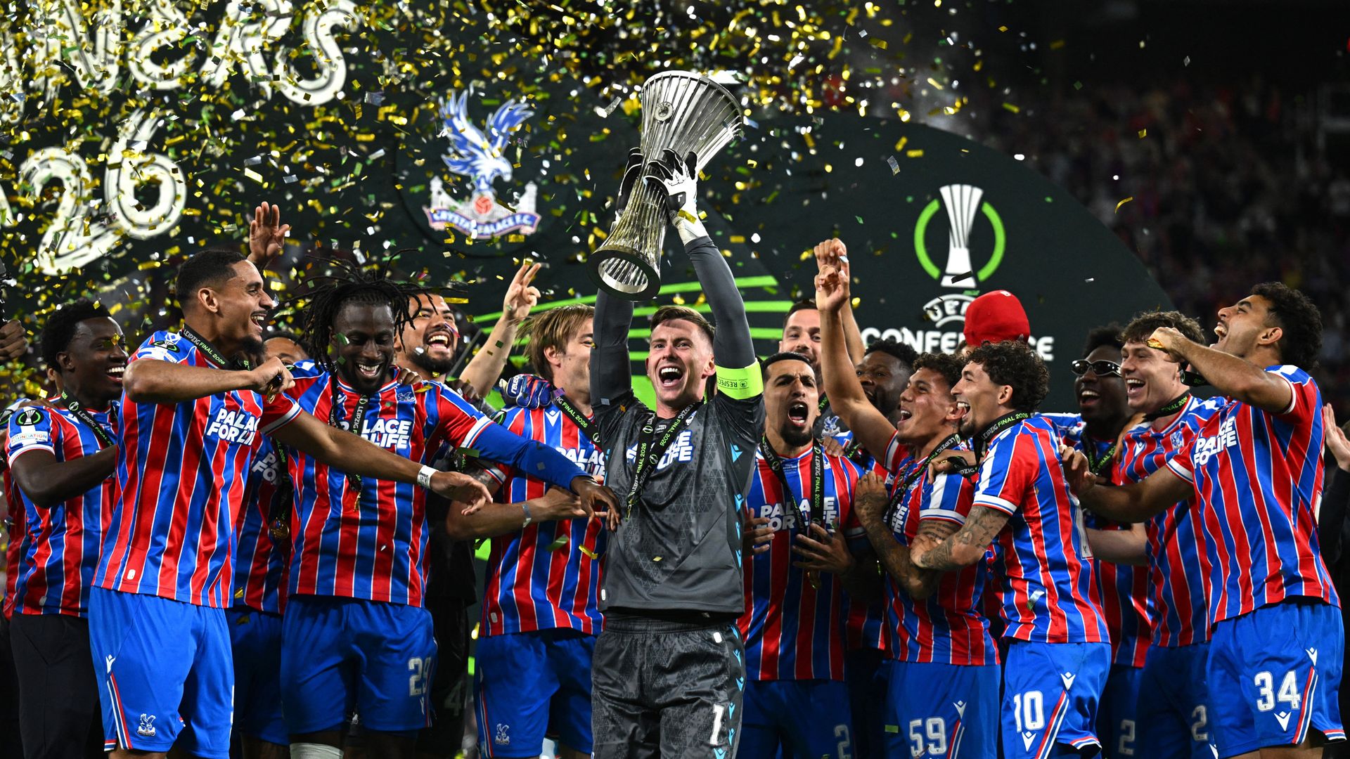 Crystal Palace make history after winning first European trophy