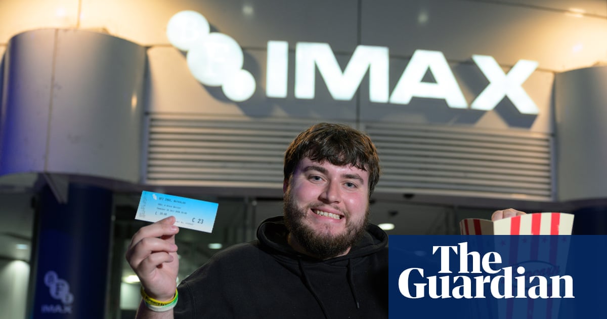 ‘I don’t play around’: Nolan fans fly into London to see The Odyssey at BFI Imax