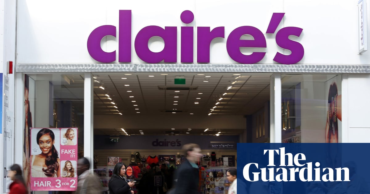 Claire’s to close remaining UK stores on Tuesday with more than 1,000 job losses