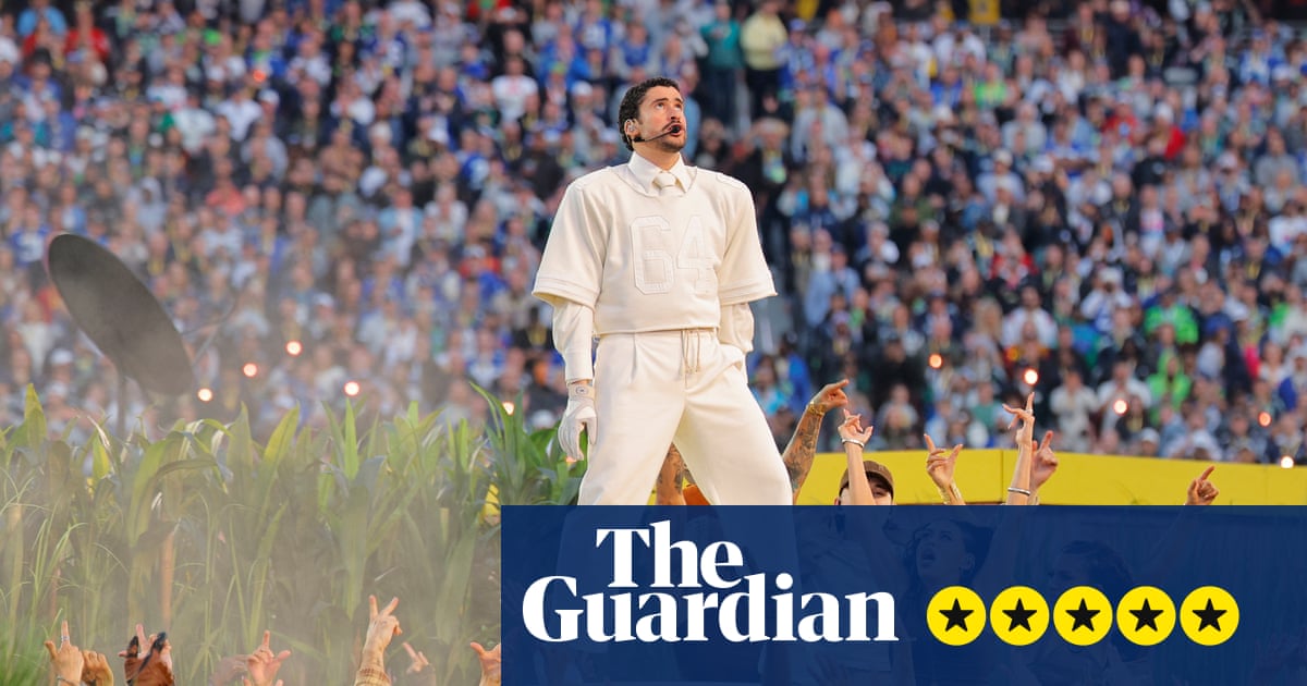 Bad Bunny’s Super Bowl half-time show review – a thrilling ode to Boricua joy